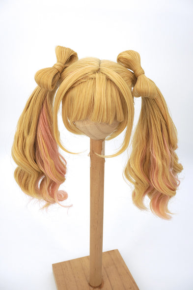 The Blonde bow Wig